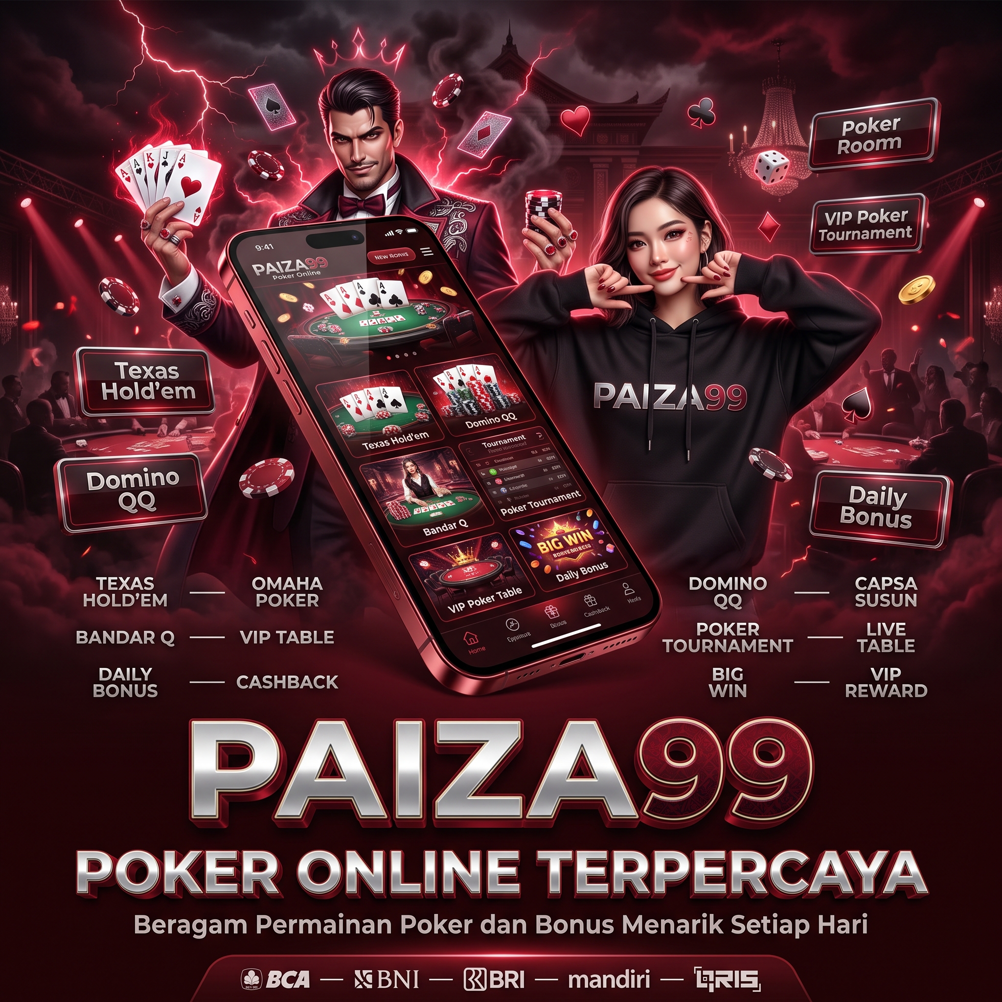 Banner poker online PAIZA99